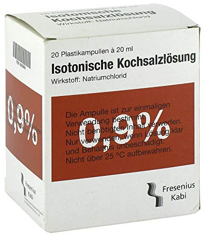 KOCHSALZLÖSUNG 0,9% Plastikamp.Fresenius 400 ml Injektionslösung