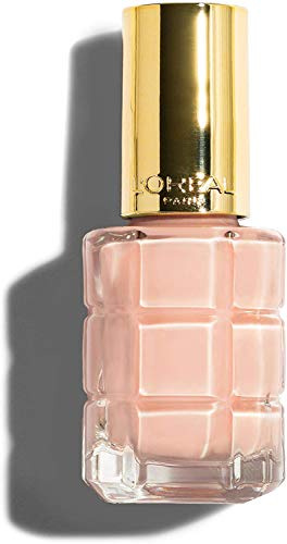 L'Oréal Paris Color Riche Le Vernis nagellack med olja i rosa/närande färglack i delikat rosé med glanseffekt/# 220 Dimanche Apres/1 x 14 ml