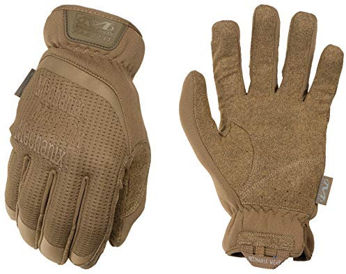 Mechanix Wear: FastFit Coyote taktiska arbetshandskar – beröringsförmåga, formnyckel, hög fingerfärdighet (X-Large, Coyote)