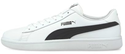 PUMA Smash V2 L, Zapatillas de Deporte Unisex adulto, Puma White-Puma Black, 41 EU