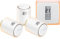 Netatmo Pack of Smart Thermostat + 3 Intelligent Connected Radiator Valve, Thermostatic Heads, Wifi, Remote Control via App, Compatible with Individual Heating, NBU-NTH-NAV-EU