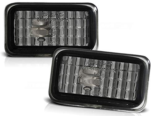 Direzione laterale compatibile con Volkswagen Golf 1 1974 1975 1976 1977 1978 1979 1980 1981 1982 1983 GV-427 Indicatore di direzione laterale 1 coppia lampeggiante indicatore di direzione fumo