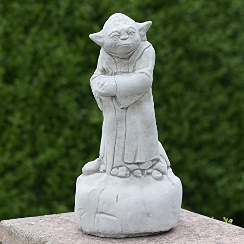 ONEFOLD - YODA GARDEN STATUE HAND CAST STONE GARDEN ORNAMENT STAR WARS