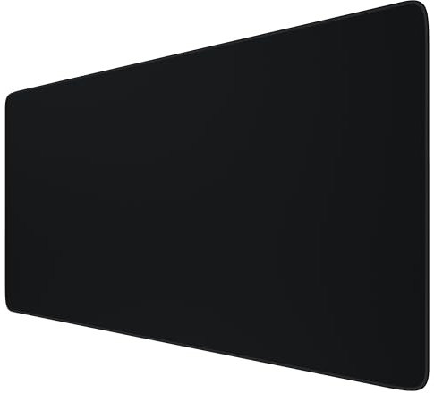 Titanwolf - XXXL Übergröße Mauspad 1000x500mm - Gaming Mousepad Groß - 100x50 cm Tischunterlage Large Size - verbessert Präzision und Geschwindigkeit XXXL - für Logitech Maus und Tastatur Schwarz