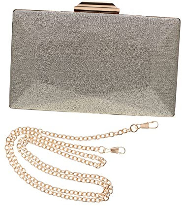 SAFIGLE Luxuriöse Abendtasche Aus Satin Mit Farbverlauf – Modische Clutch Damenhandtasche Umhängetasche Einzelne Schultertasche