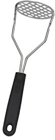 SHOUKAII masher Stainless Steel Potato Press Manual Potato Garlic Press Potato Masher Potatoes Crusher Fruit Machine Kitchen Gadget Mashers