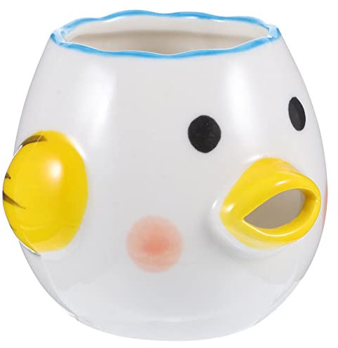 Cabilock Ceramic Chicken Egg Separator Yolk Filter Tool Kitchen Supply Cute Chick Design