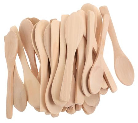 FRCOLOR Maskenmischlöffel 36 Stück Hölzerne Make-up-löffel Sichere Gadgets Einfach Zu Verwendende Werkzeuge Für