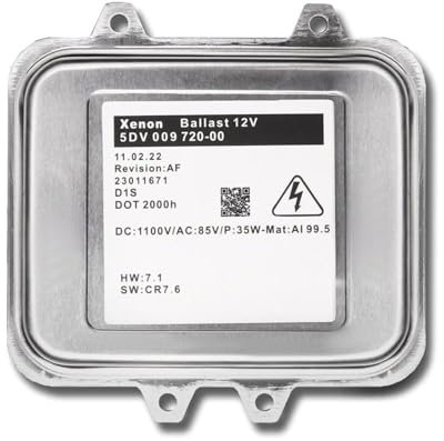HID Xénon Ballast Compatible avec Opel pour Insignia 2008 2009 2010 2011 2012 2013 2014 Voiture Xenon H-ID Bloc D'unité De Commande De Ballast Électronique 5DV00972000