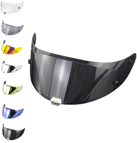 EvoParts Visière Hj-26 pour casque Hjc Rpha 70 - Rpha 11 prêt pour Pinlock et déchirable (Noir 80%)