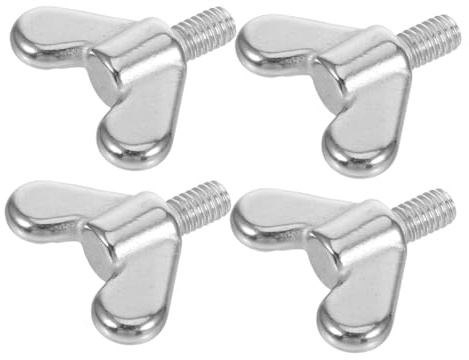 TEMPNAP Schmetterlingsschrauben aus Edelstahl Rostfrei 4 Stück M6 X 10mm Handfest Anzuziehen für Fahnenmastbefestigung und Maschinenbefestigung