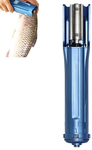 Raspador eléctrico inalámbrico para escamas de pescado, potente herramienta para quitar escamas, velocidad de 5000 rpm, para uso en exteriores y en la cocina. Limpieza eficaz de escamas de pescado.