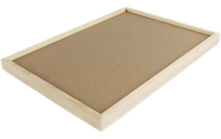 Fenteer Diorama Base Board Sand Table Tray Model Building Creative Project Supplies Scenic Landscaping for Miniature Figures, 21cmx29.7cm