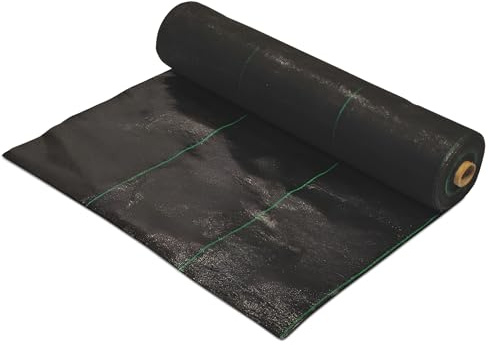 DeWitt Professional Max Weed Control Fabric, Commercial-Grade Woven Barrier, 4' x 250'