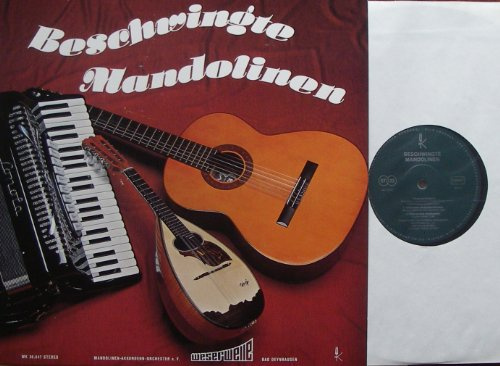 MANDOLINEN-AKKORDEON-ORCHESTER WESERWELLE e.V. BAD OEYNHAUSEN LEITUNG: HEINZ LUTHER / Beschwingte Mandolinen / 1977 / Bildhülle / # WK 30.047 / Deutsche Langspiel Schallplatte