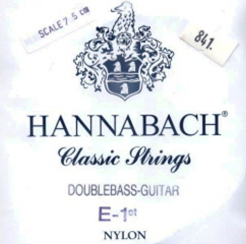 CUERDAS GUITARRA CONTRABAJO - Hannabach (841/MT 6S) (6 Cuerdas)