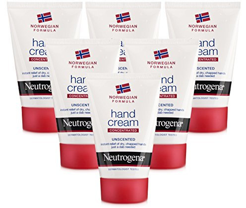 6 x Neutrogena Norwegian Formula Concentrated Hand Cream 50ml - Unscented