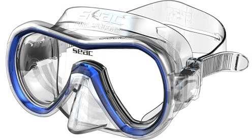SEAC Giglio - Maschera Snorkeling e Immersione Subacquea Monolente Unisex Adulto