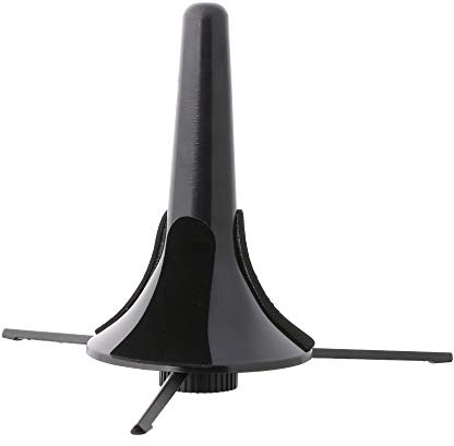 LYWS Soporte para trompeta trípode con patas de metal desmontables, portátil, plegable