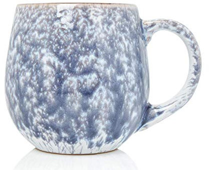 Sabichi Ombre Reactive Stoneware Mug Grey 18oz 500ml Large Coffee Cup Reactive Glaze Durable & Modern Design for Home & Office Use Dishwasher and Microwave Safe