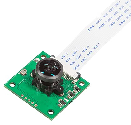 Arducam Para cámara Raspberry Pi, lente ojo de pez ultra gran angular de 5 MP, módulo de cámara OV5647 Pi con filtro IR y enfoque manual para Raspberry Pi 4B/3B/3B+