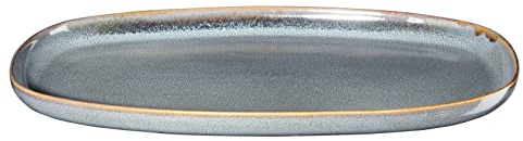 ASA 27200118 SAISONS Denim Platte oval 28,5 x 16 cm, Blau