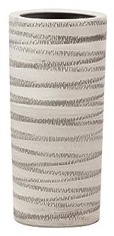 Adda Home Paraguero Ceramica Plateado 23X23X50 Cm