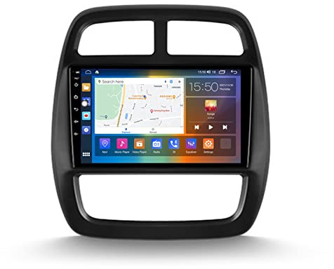 Navigatore satellitare per Auto Doppio DIN con Apple Carplay e Android Auto, Radio Touchscreen da 9'' con 2 USB Bluetooth 5.0 e Telecamera di retromarcia, Ricevitore Audio per Auto Mirror Link PE