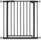 hauck Open N Stop 2, Black - Pressure Fit Baby Gate 75-80 cm for Doors and Stairs, Closes Manually, Opens to Both Sides with One Hand, Metal, Mounting Accessories Included
