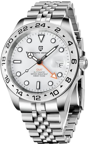 Pagani Design herrenuhr automatik GMT Business Sports Mechanisch Herrenuhren Wasserdicht 100M Analogue Edelstahl Armbanduhr für Männer