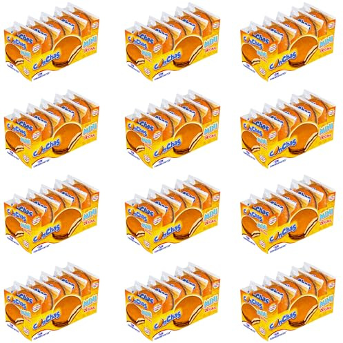 Conchas Mini y Dorayakis | Pack de 12 x 5 Uds. (180 g por Pack) | Producto de Pastelería y Repostería | Bollería Tierna y Esponjosa Ideal para Desayunos y Meriendas