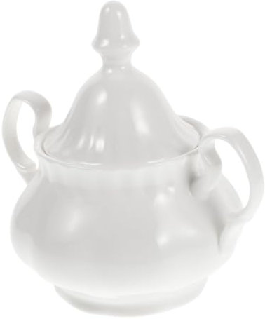 UTHCLO Azucarero De Cerámica Vintage Con Tapa Recipiente Sellado Para Azúcar y Té Para Almacenamiento De Dulces y Frutos Secos La Cocina