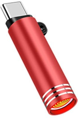 Mini accendino tipo C antivento senza fiamma USB C adattatore accendisigari senza batteria telefono da viaggio per airlighter all'aperto