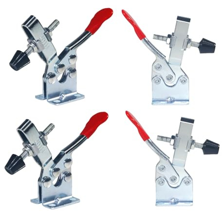 ONLISUM GH-201-B - Abrazadera horizontal (4 unidades, 100 kg de capacidad)