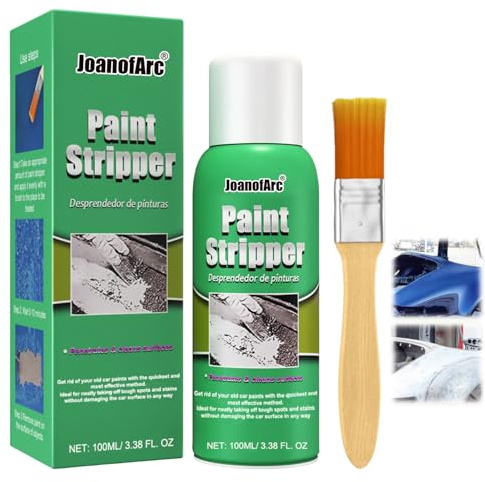 Efficient Paint Stripper, 100ml Car Paint Remover, Auto Wheel Stripping Metal Surface Non-Trace Cleaning Automotive Paint Remover Tool, for Metal, Wood, Glass (3.38 Fl.oz)