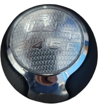 EASYSHOP24H Pomello Leva Cambio Compatibile per Alfa Mito Impugnatura Manuale 6 Marce Manopola Modello ad Avvitare Retro in Basso a Destra