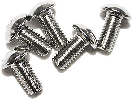 10 tornillos de cabeza alomada M10 x 30 con hexágono interior ISO 7380, acero inoxidable A2