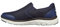 Skechers Men's Flex Advantage 4.0 Tuscan Sneaker, Navy Mesh Pu Lime Trim, 9 UK