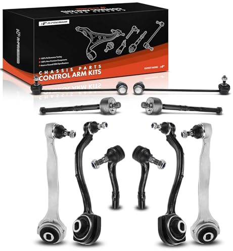 A-Premium Set of 10, Front Lower Forward & Rearward Control Arm, Sway Bar Link, Inner Outer Tie Rod End, Compatible with Mercedes-Benz C230 C240 C280 C320 C350 01-07, CLK320 CLK350 CLK500 CLK550 03-09