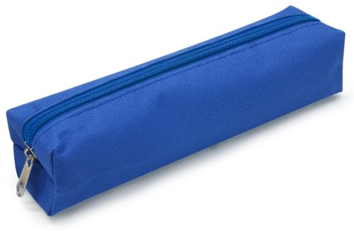 Waytex Federmäppchen, rechteckig, klein, 21 x 4 x 4 cm, Blau