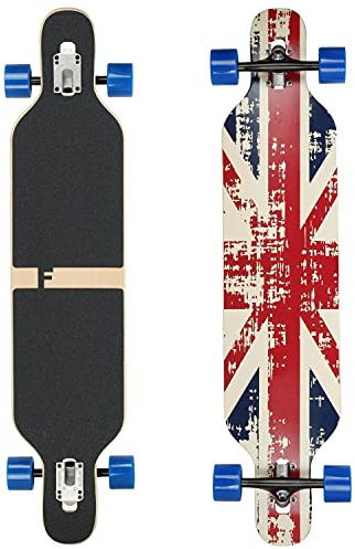 Flex3 bis 68kg - Camber Longboard (Flex3 bis 68kg, England - Ahornholz)