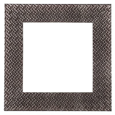 ElekTek Decorative Switch Surround Frame Cover Finger Plate Patterns Gunmetal Dots Dashes