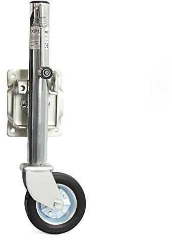 XPOtool Servotimone con Ruota 540 kg Ruotino per Carrello appendice con Staffa di Montaggio