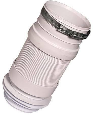 Manguito evacuación inodoro Dundee extensible comprimible máxima seguridad por brida metálica de 140mm a 310mm (110)
