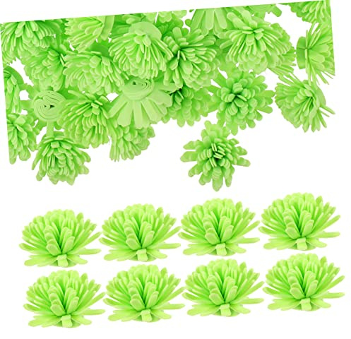Cabilock 100pcs Flower Essential Oil Diffusers Artificial Chrysanthemum Scented Pe Material Green Passive Diffusion Air Freshener Diffuser for Home Living Room Aromatherapy