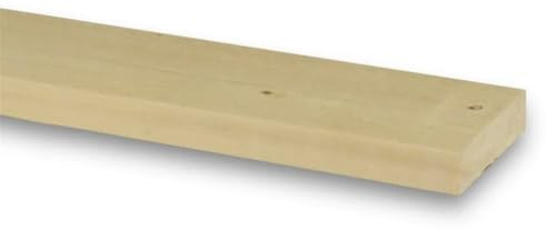 PACK OF 5 (Total 5 Units) - 16mm x 100mm (12mm x 95mm Finish) Planed All Round Redwood Timber - 2.1m Length