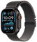 Apple Watch Ultra 2 (GPS + Cellular 49 mm) Smartwatch, Sportuhr mit Titangehäuse in Schwarz und Milanaise Armband in Titan Schwarz (S). Fitnesstracker, präzises GPS, Actiontaste, CO₂ neutral