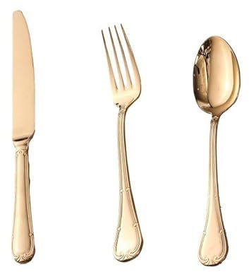 Posate in argento, set di posate, 3/12/18/24/30/36 pezzi, serie cuore di pesca, coltello e forchetta da bistecca, set di forchette e cucchiai in acciaio inossidabile per hotel e casa, stoviglie in oro