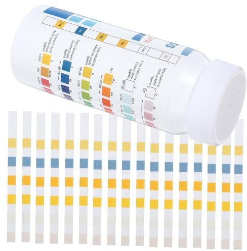 Generisch 1 Satz Cyanursäurestreifen Für Aquarien Schwimmbadsalz Trinkwasser Test Kit Wassertest Führen Salz Teststreifen Pool Teststreifen Aquarium Pool-tester Pool-test-kit Pooltest Weiß