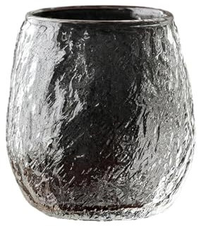 Tasse à thé en verre borosilicate de style japonais de 300 ml, tasse en verre à motif glacier résistant à la chaleur - Coquetier d'oie